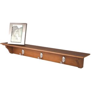 Inplace 3-Hook Shelf Espresso 30 x 4.5inch Inplace 3-Hook Shelf Espresso 30 x 4.5inch